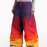 Ski Wear Snowboard Gear Cargo Baggy Snow Pants -Unisex