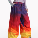 Ski Wear Snowboard Gear Cargo Baggy Snow Pants -Unisex