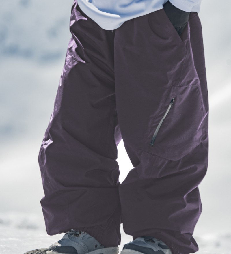 Ski Wear Snowboard Waterproof Loose-Fit Ski Pants -Unisex