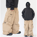 Ski Wear 3L Baggy Cargo Snow Pants - Unisex