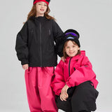 Ski Wear Waterproof Rabbit Ears Kids Snow Suit