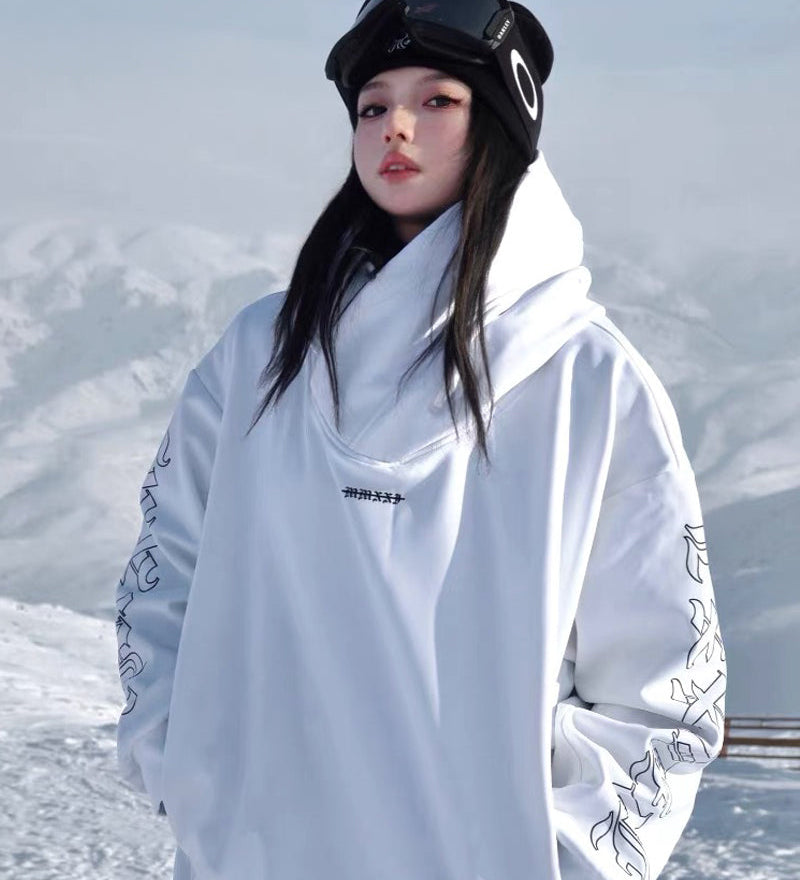 Ski Wear Windproof Oversize Hoodie - Unisex