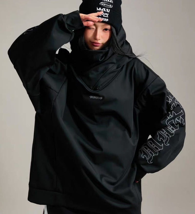 Ski Wear Windproof Oversize Hoodie - Unisex