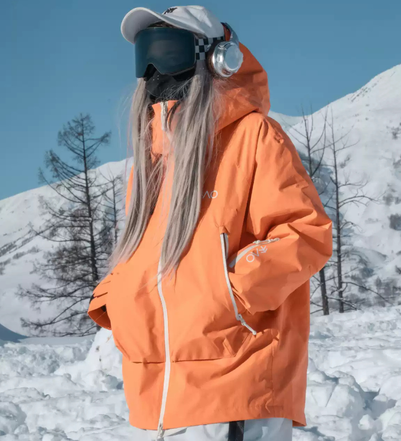 Ski Wear 3L Waterproof Fleece Ski Jacket -Unisex