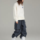 Ski Wear Snowboarding Denim Cargo Snow Pants -Unisex