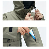 Ski Wear Color-blocking Pockets Jumpsuit Snow Suit -Unisex