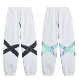 Ski Wear Neon Reflective Baggy Snow Pants -Unisex
