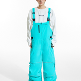 Ski Wear Snowboard Gear Reflective Stripe Ski Bibs - Unisex