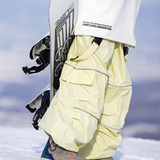 Ski Wear Snowboard Gear Reflective Stripe Ski Bibs - Unisex
