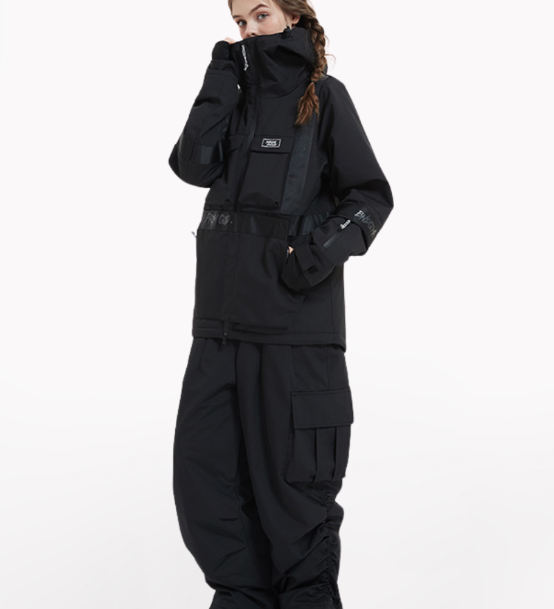 Ski Wear Snowboard Outfit Unisex Cargo Snow Suit -Women's
