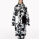 Ski Wear Panda Jacket&Bibs Snow Suit -Unisex (Single Unit Available)