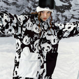 Ski Wear Panda Jacket&Bibs Snow Suit -Unisex (Single Unit Available)
