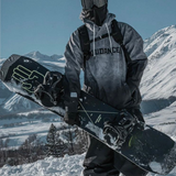 Ski Wear Gradient Color Warm Ski Hoodie - Unisex