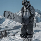 Ski Wear Gradient Color Warm Ski Hoodie - Unisex