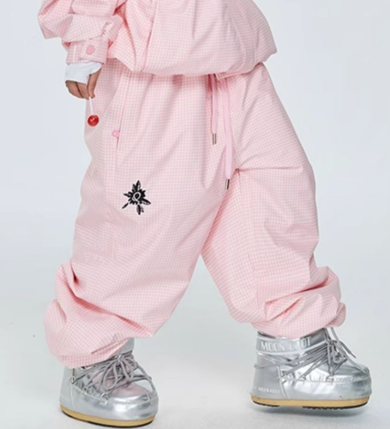 Ski Wear Snowboard 3L Pink Snow Jacket&Pants Suit - Women's (Single Unit Available)