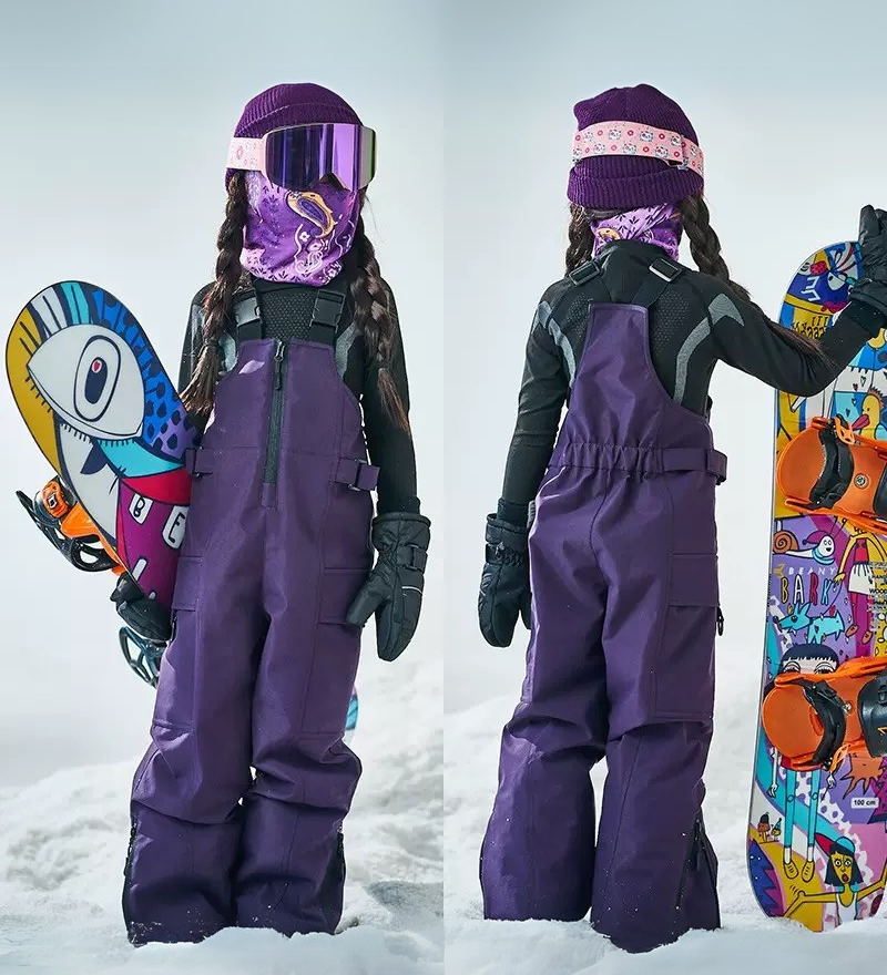 Ski Wear Snowboard Gear Kids Ski Bibs