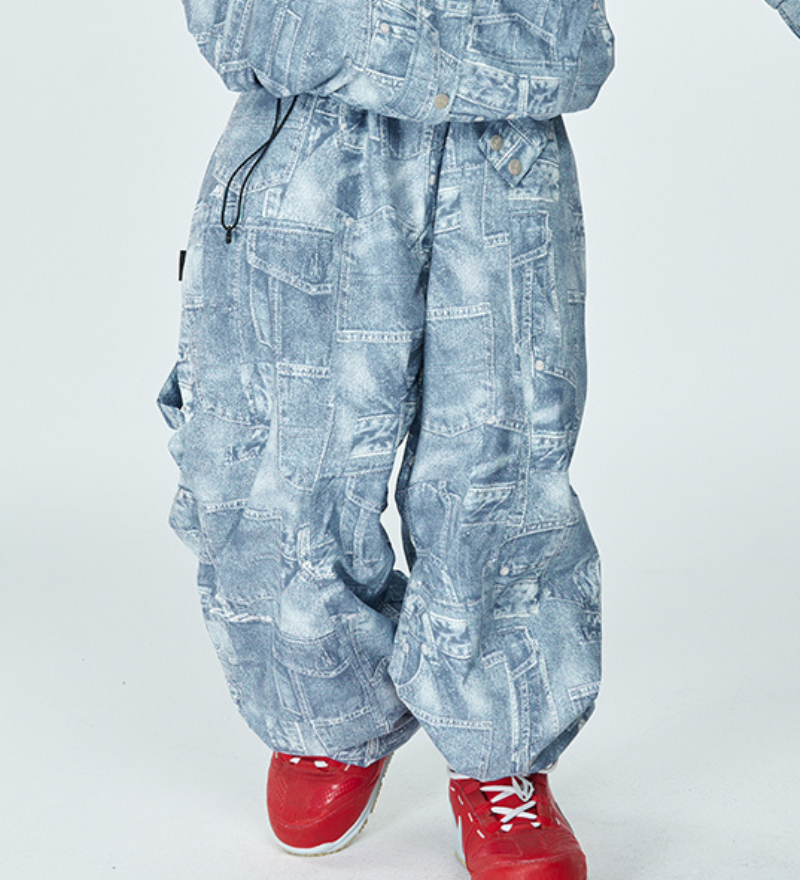 Ski Wear Thickened 3L Hooded Snowboard Suit -Men's (Single Unit Available)