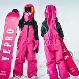 Ski Wear Waterproof Reflective Kids Snow Suit Jacket&Bibs (Single Unit Available)