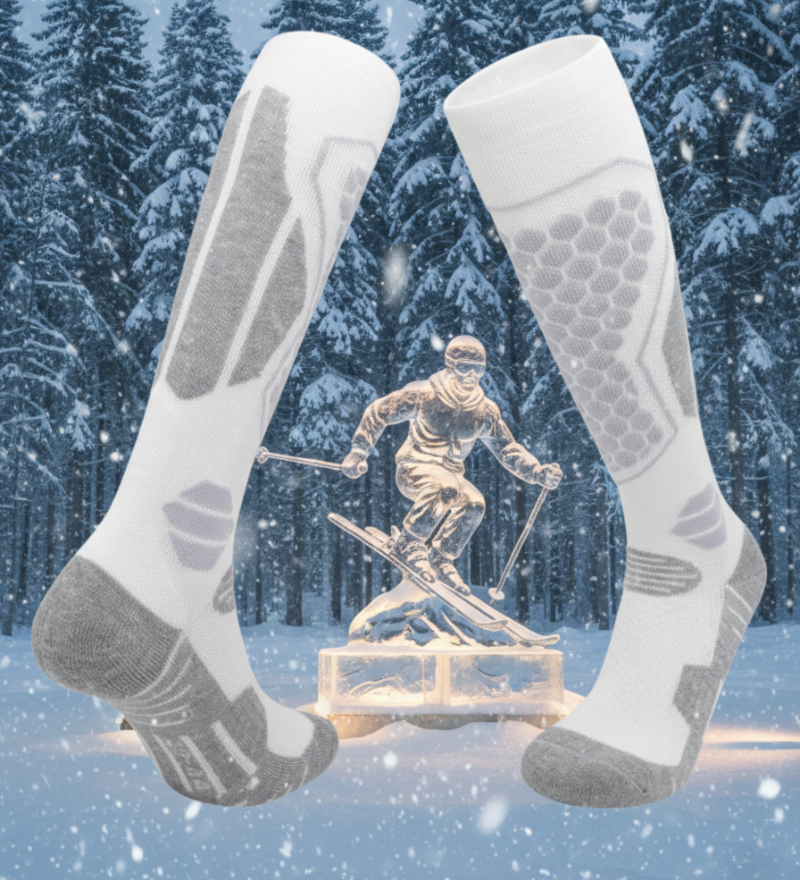 Ski Wear Winter Professional Unisex Wool Ski & Snow Socks