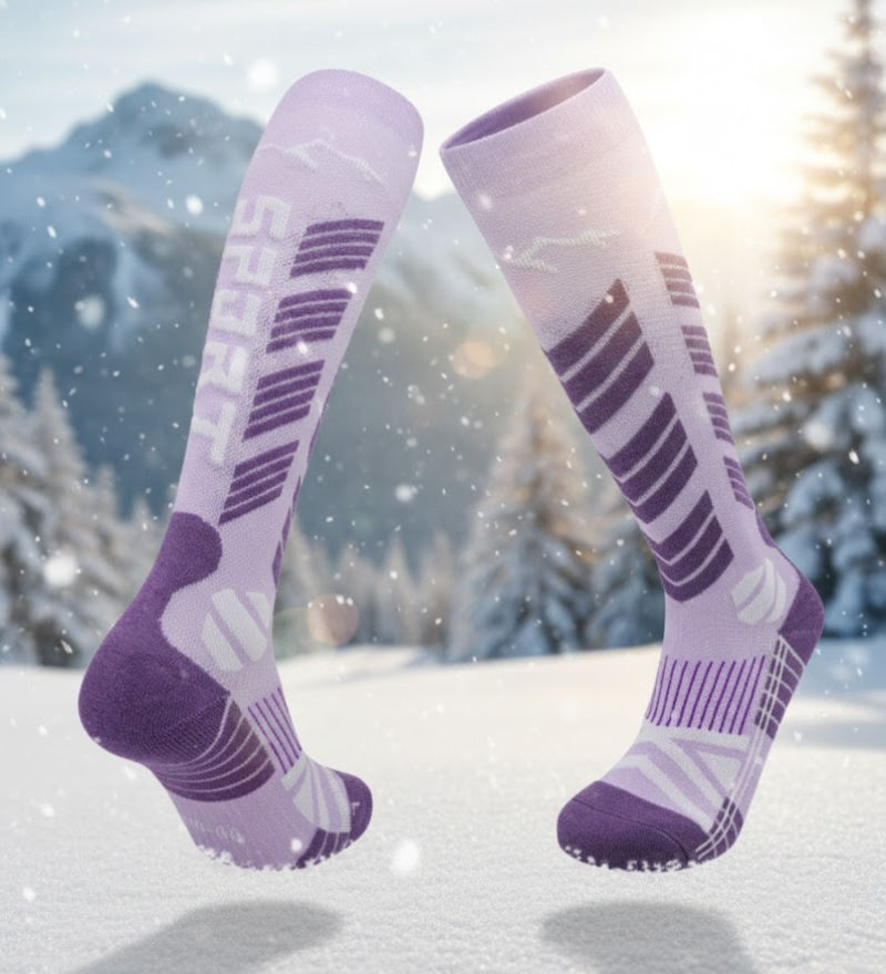 Ski Wear Winter Professional Unisex Wool Ski & Snow Socks