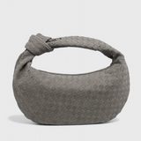 Lila Srednja Torba Woven s Detaljem Čvora