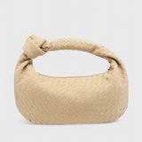 Lila Srednja Torba Woven s Detaljem Čvora