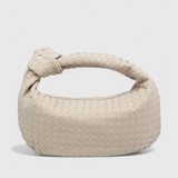 Lila Srednja Torba Woven s Detaljem Čvora