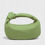 Lila Srednja Torba Woven s Detaljem Čvora