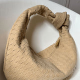 Lila Srednja Torba Woven s Detaljem Čvora