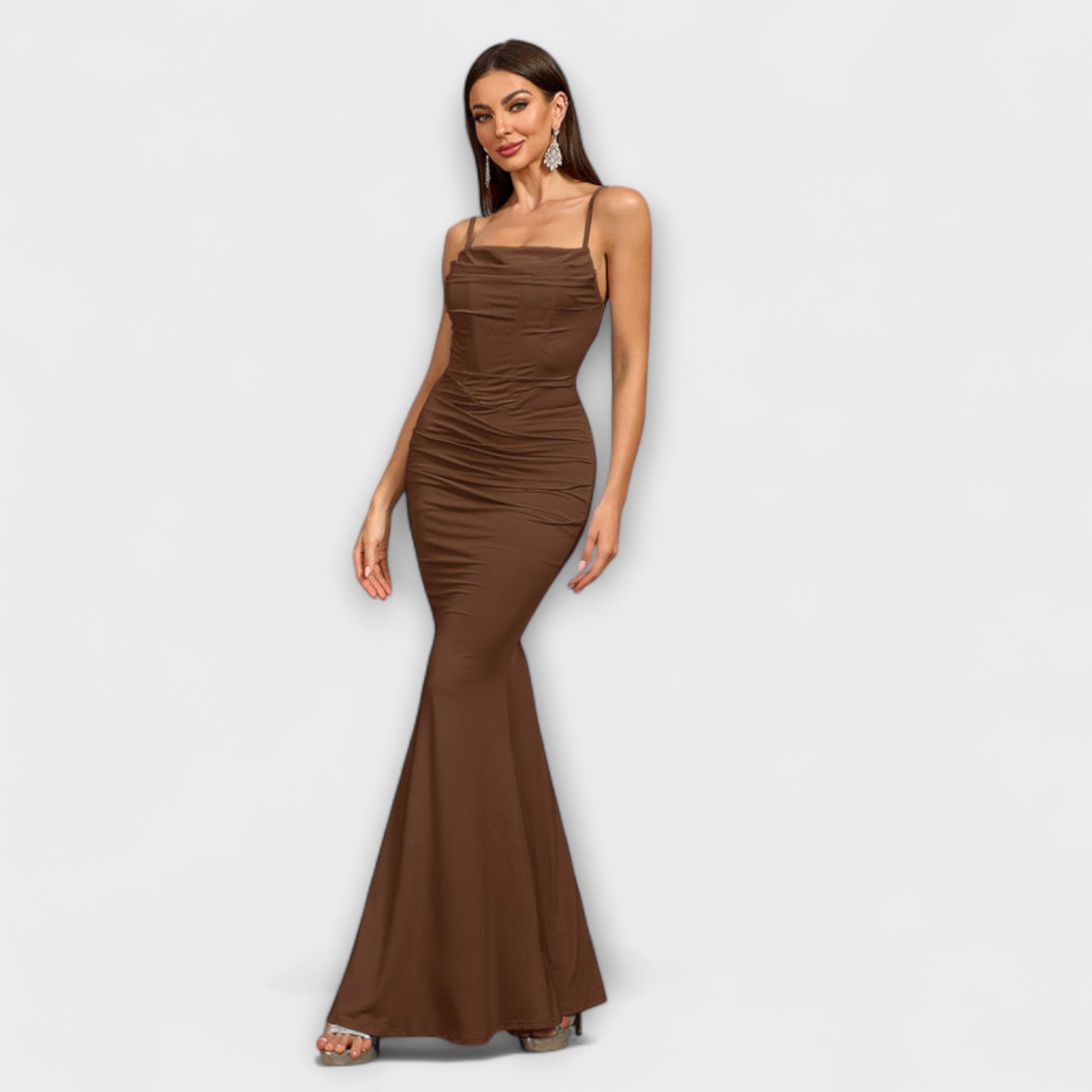 Callie - Elegantna Obleka s Volančki