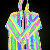 Techwear Colorful Laser Reflective Jacket