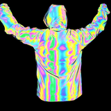 Techwear Colorful Laser Reflective Jacket
