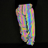 Techwear Colorful Reflective Pants