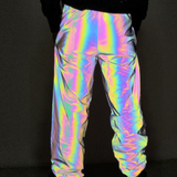Techwear Colorful Reflective Pants