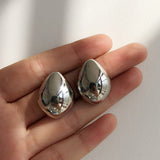 Metalni Naušnice u Obliku Kapi