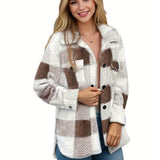 High Elastic Plush Winter Jacket
