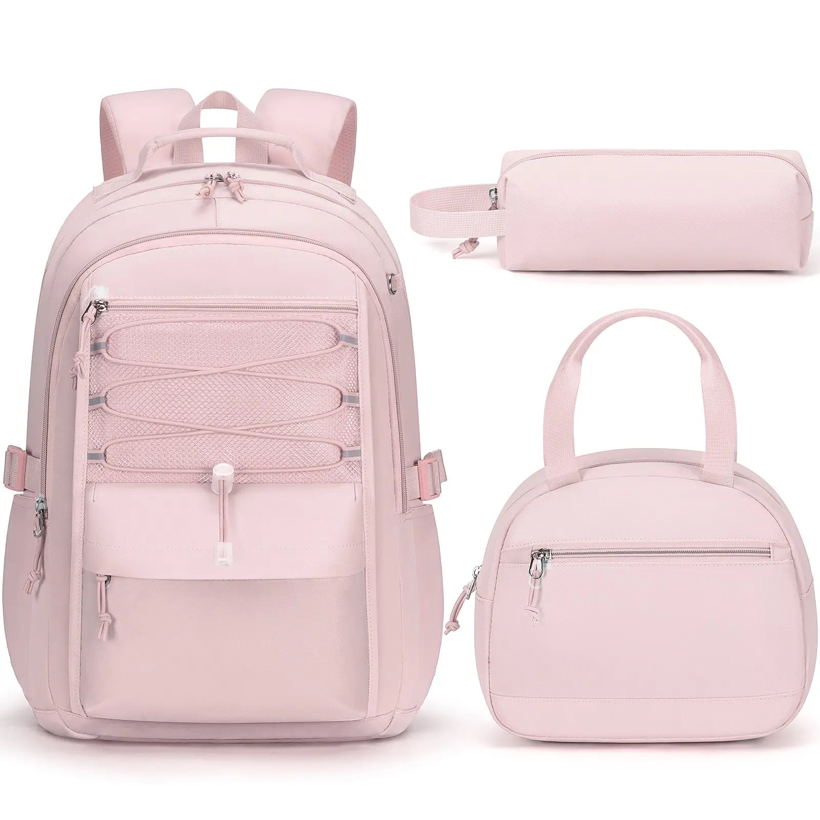 Fimibuke Waterproof Backpack Set – Includes School Bag, Lunch Box & Pencil Case, Lightweight, School Backpack Book Bag for Back-To-School Students,Back to School,Back to School Shopping,Travel Essentials