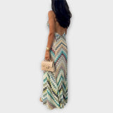 Remi - Maxi haljina s šarenim herringbone uzorkom od Missoni