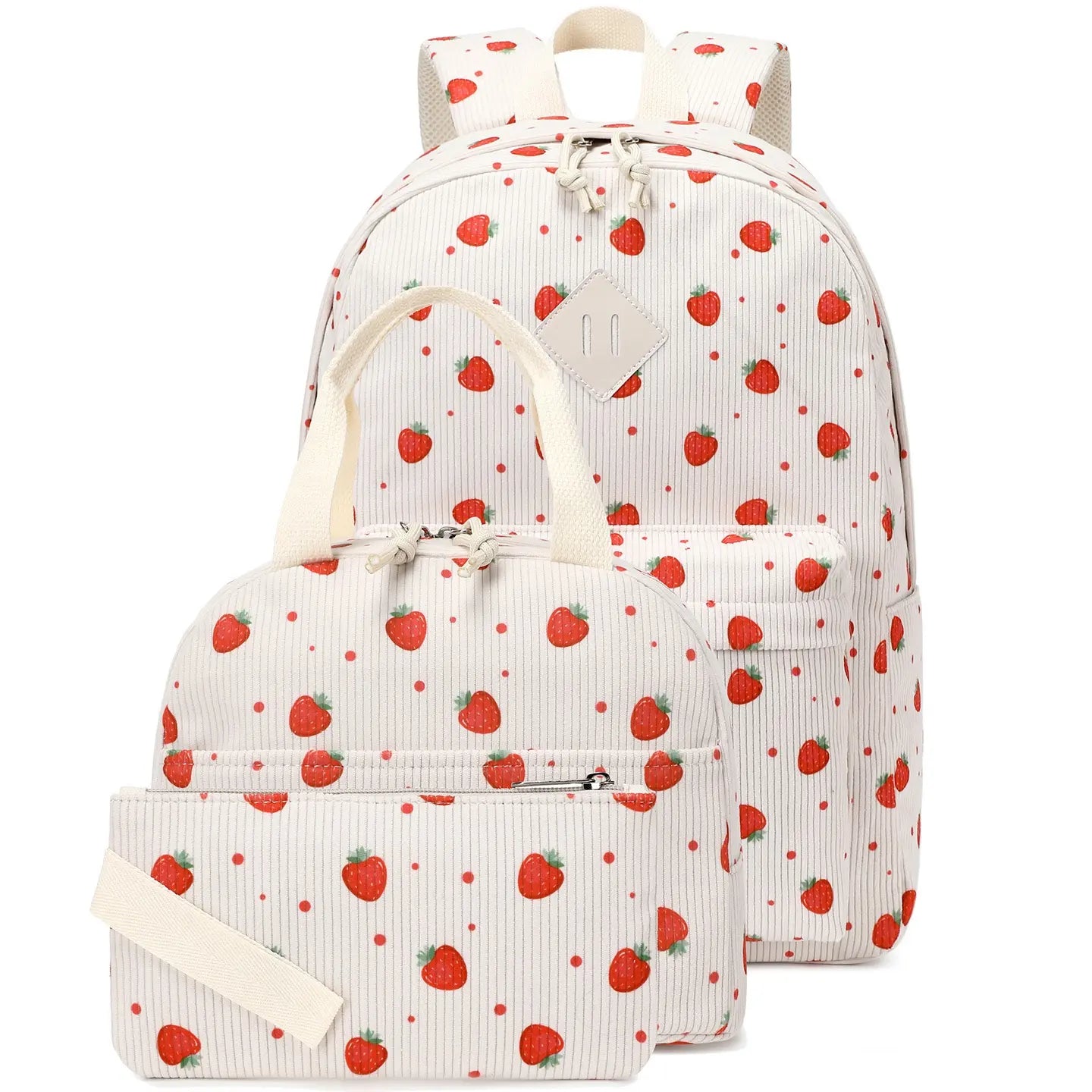 3PCS Waterproof Backpack for School,Oxford Cloth Bookbag Set with Lunch Box & Pencil Case,School Bag for Elementary Middle High School,Back to School Gift,Birthday'S Gift