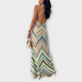 Remi - Maxi haljina s šarenim herringbone uzorkom od Missoni