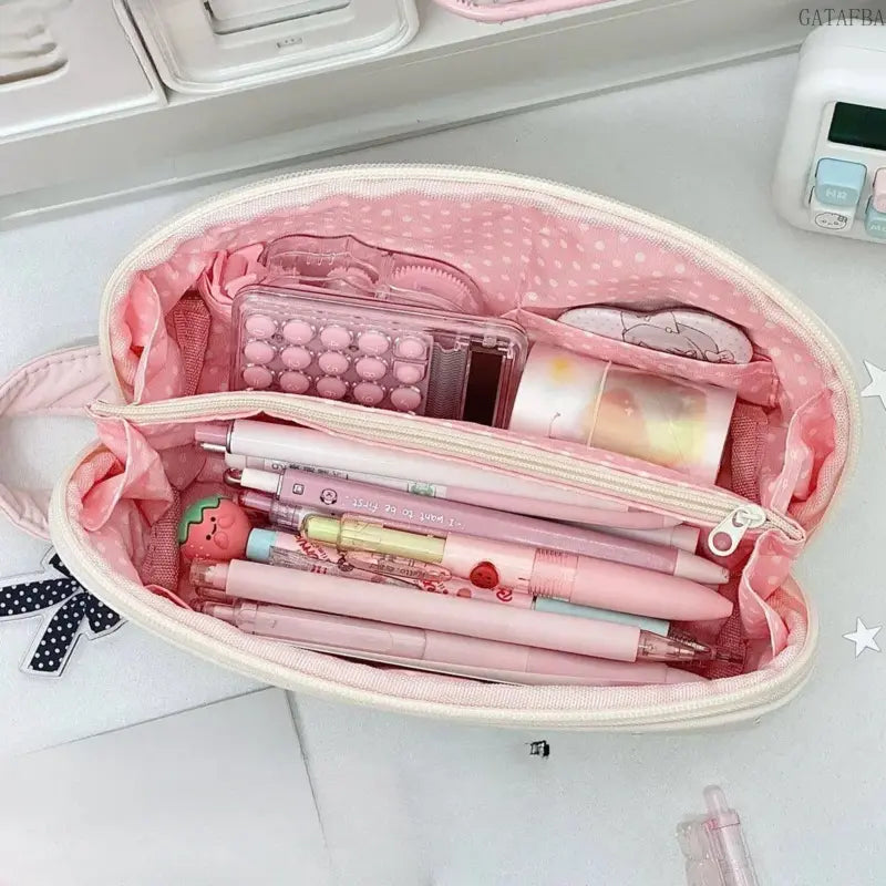 Double-Layer Multi-Pocket Large-Capacity Pencil Case, Ideal School Supplies for Back-To-School Season,Back to School,Back to School Haul
