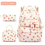 3PCS Waterproof Backpack for School,Oxford Cloth Bookbag Set with Lunch Box & Pencil Case,School Bag for Elementary Middle High School,Back to School Gift,Birthday'S Gift