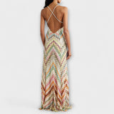 Remi - Maxi haljina s šarenim herringbone uzorkom od Missoni
