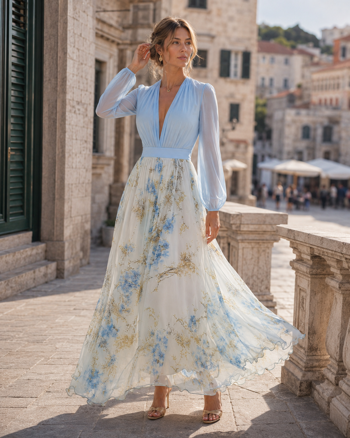 Emma | Floral Maxi Dress