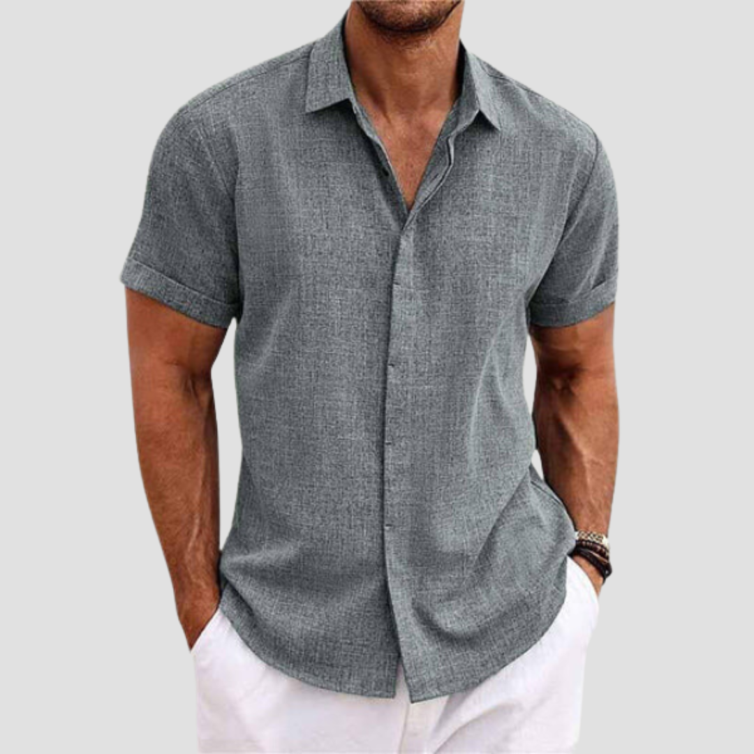 Chemise Homme - Élégance Moderne | Manches Courtes