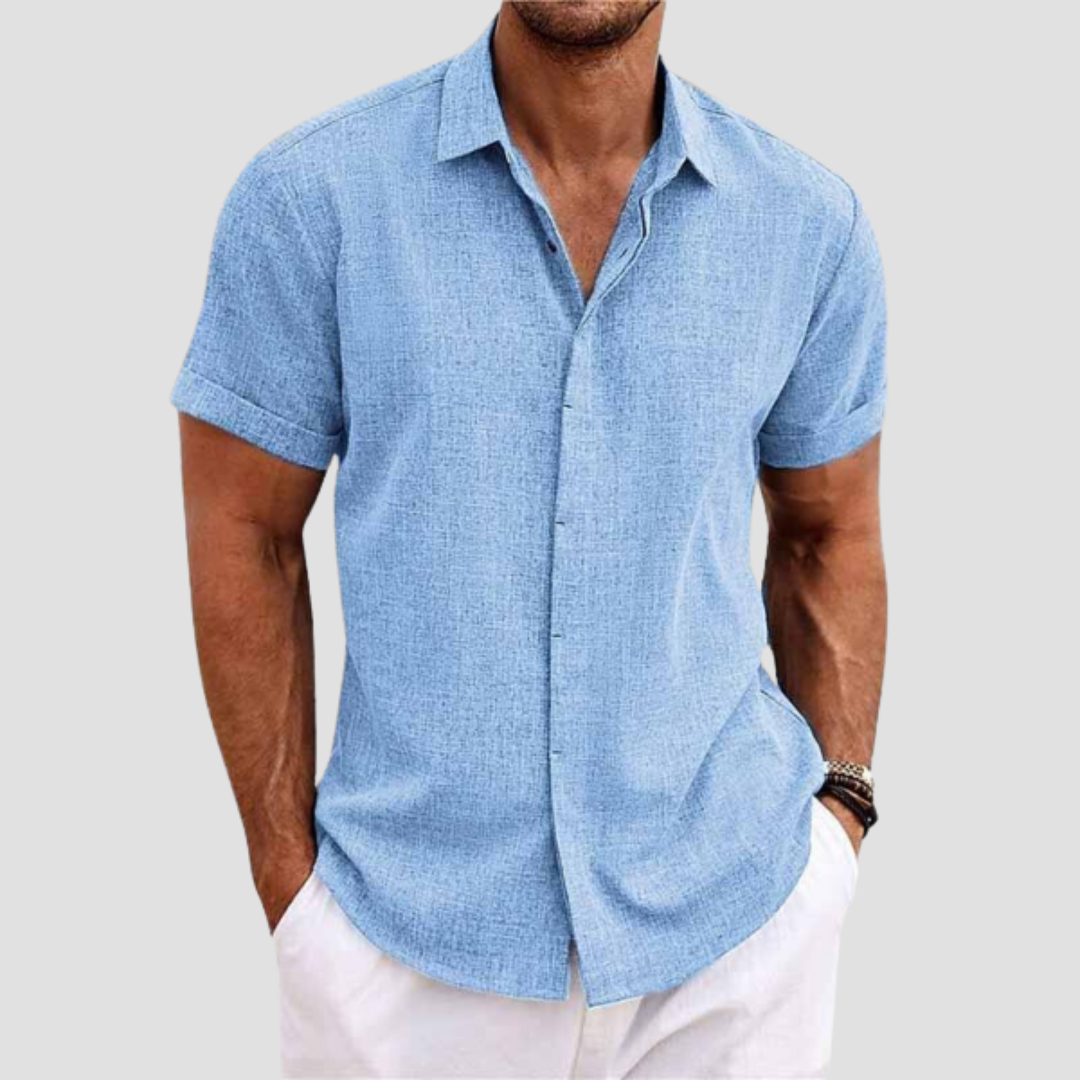 Chemise Homme - Élégance Moderne | Manches Courtes