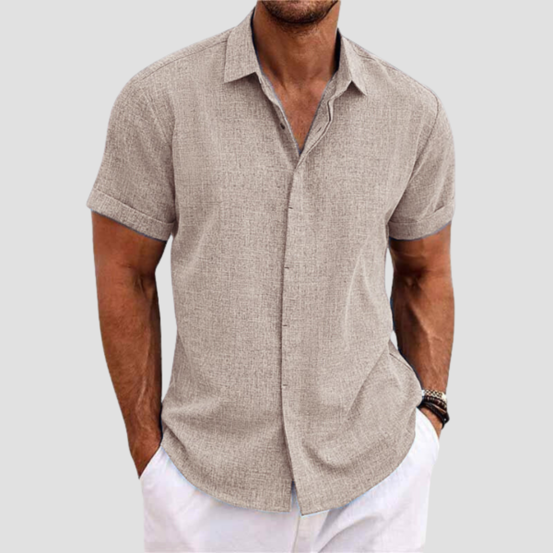 Chemise Homme - Élégance Moderne | Manches Courtes