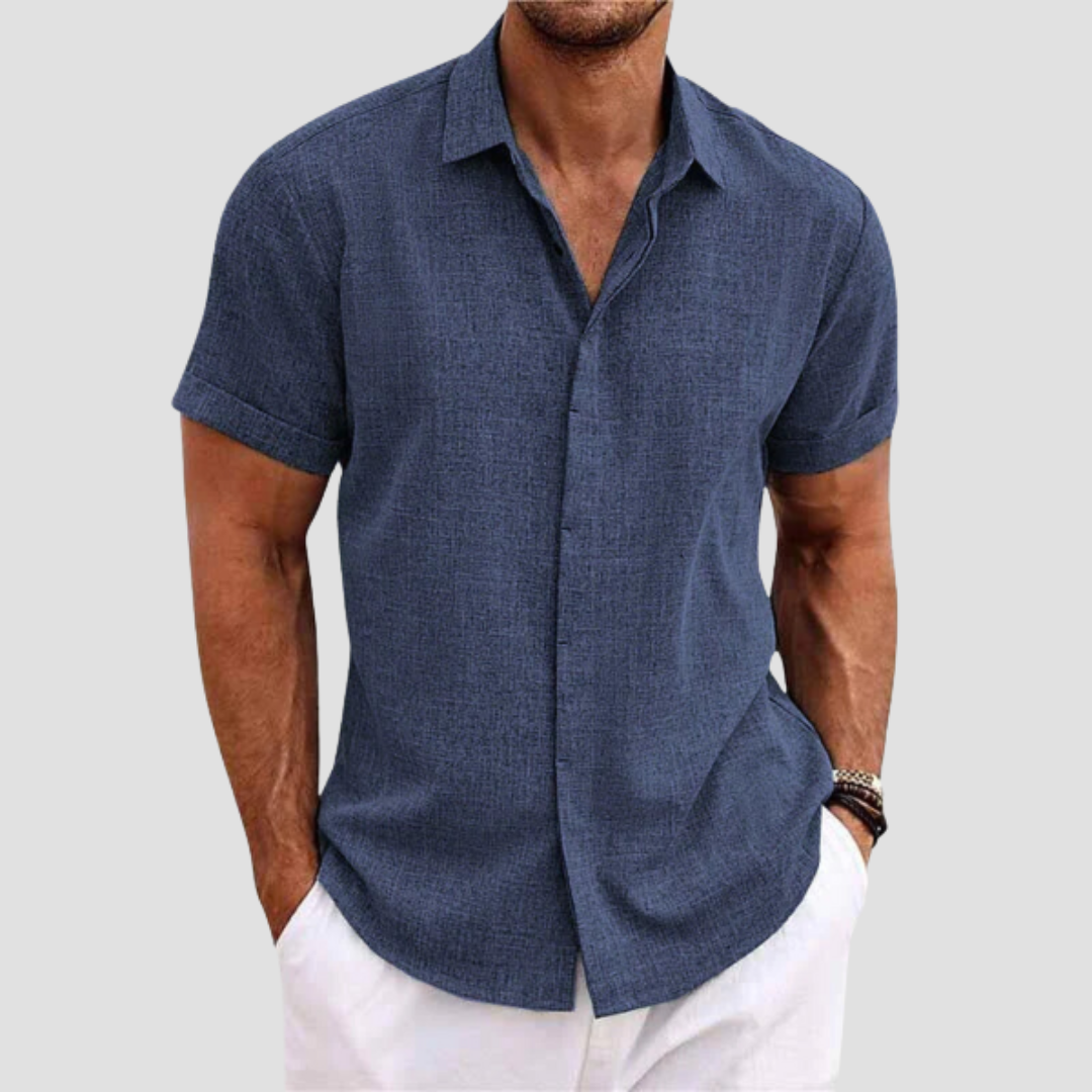 Chemise Homme - Élégance Moderne | Manches Courtes