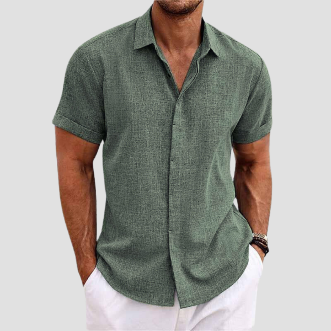 Chemise Homme - Élégance Moderne | Manches Courtes