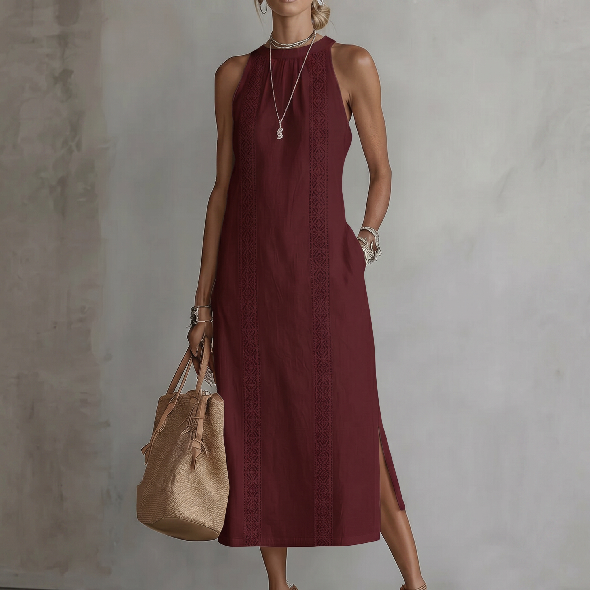 Sara | Midi Haljina od Lana